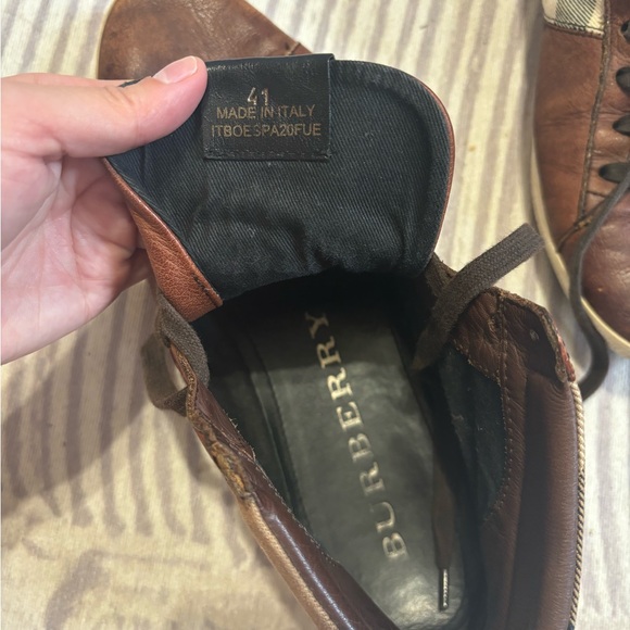 Burberry Mens High Top Sneaker - Picture 9 of 13